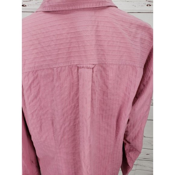 Lane‎ Bryant Pink Size 18/20 Long Sleeve Button Up Shirt - Picture 6 of 12